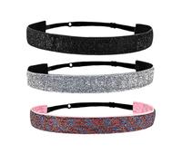 3pcs Elastic Yoga Headband Cloth Non Slip Head Wrap