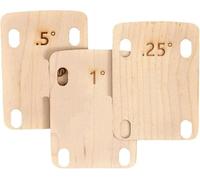 3Pcs Electric Guitar Neck Shims Maple Plate 0.25 0.5 1 Degree Music Instruments Guitar Neck Electric Guitar Replacement Part, Electric Guitar Necks,Electric Guitar Parts