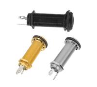 3pcs Electric Guitar Output Jack Metal Socket Replacement