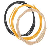 3pcs Electric Guitar Pickup Lead Wires for Guitar Replacement Parts | Oiled Wax Cloth and Copper Construction, Stable Signal Transfer, Portable Lightweight Accessory for Musicians