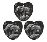 3PCS Elephant And Butterfly Car Air Freshener Hanging Scented Cards Cute Black Car Fresheners Long Lasting New Cars Scents for Women Men Natural Air Freshener with Lanyard Automotive Fres
