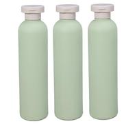 3PCS Empty Bottles Travel Shampoo Bottles, 260ml/8.8oz Empty Shampoo Squeeze, Plastic Refillable Haircare Containers with Leakproof Flip Cap, Non Slip