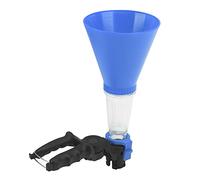 3PCS Engine Oil Funnel Kit, Universal AntiStatic AntiCorrosion Automobile Hand Tool, Large Diameter Oil Filling Funnel with Adjustable Connector, for Car Motorcycle Truck Engine Ma (Blue)