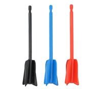 3PCS Epoxy Mixer Drill Attachment with 4-Blade Propeller Design for Resin, Latex & Oil - 6.5 x .38 in Plastic Stirrer Head, 1000 RPM