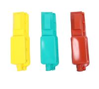 3Pcs Equipment Cable Clamp Sheath Rubber Silicone Insulated 10KV High Low Voltage Wire Clamp Cover SLG SL ST Type 380V Professional Design for Electrical Wiring Terminals (3/4 Type)