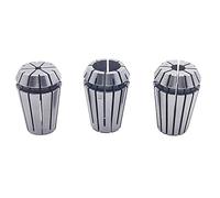 3pcs ER20 1/2", 1/4", 1/8" High Precision Spring Collect Set for CNC Workholding Engraving Milling Lathe Chuck Tool