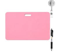 3PCS Erasable Badge Note, Badge Reel, Pen Set