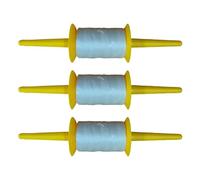 3PCS Ergonomic Kites Line Spool 150M Heavy Duty Polyester Thread AntiSlip Grip Kites String Reel For Family Activity High Strength String Reel