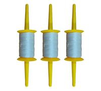3PCS Ergonomic Kites Line Spool 150M Heavy Duty Polyester Thread AntiSlip Grip String Reel for Family Activity Beach and Mountain Flying Reel