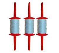 3PCS Ergonomic Kites Line Spool 150M Heavy Duty Polyester Thread AntiSlip Grip String Reel for Family Activity Beach and Mountain Flying Reel