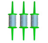 3PCS Ergonomic Kites Line Spool 150M Heavy Duty Polyester Thread AntiSlip Grip String Reel for Family Activity Beach and Mountain Flying Reel