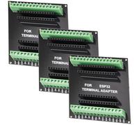 3pcs ESP32 Breakout Board for 30PIN, ESP32 Development Board 2.4GHz Dual Core WiFi + Bluetooth 2-in-1 Microcontroller ESP-WROOM-32 Chip for Arduino (3)