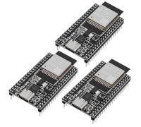 3PCS ESP32 Development Board, ESP-32D ESP-WROOM-32 Kits, 38 Pin CP2012 USB C WiFi + Bluetooth Dual Cores Type-C Interface ESP32-DevKitC-32 Development Board Module STA/AP/STA+AP
