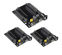 3Pcs ESP32 Development Board GPIO Breakout Board 30Pin Type-C Micro USB Dual Interface ESP32 Shield 30P Ultra-Low Power Dual Core ESP32-DevKitC-32 ESP-WROOM-32 ESP-32 ESP-32S Expansion Board