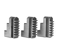 3Pcs External Jaw Lathe Chuck, K11-125 20CrMnTi Outside High Strength Grinding Drilling Chuck Jaws for Lathe Machine