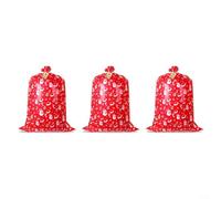 3pcs Extra Large Present Bags For Weddings, Birthdays And Parties, Crafted To Handle Oversized Presents With PE Material And Spacious Design(Red)