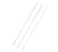 3pcs Extra Long Silicone Straw Cleaner, 9.45 Inch Crevice Brush, Pipe Cleaners, Kitchen Cleaning Tool (White)