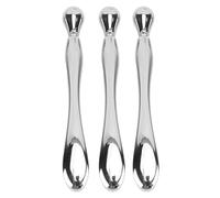 3pcs Eye Cream Massage Stick, Zinc Alloy Eye Cream Applicator Double Head Cream Roller Spatula for Women Facial Skincare Supplies