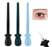 3PCS Eyeshadow Brushes,flawless Eyeliner Set with Eyeliner Cream,Soft and Elastic, Creating Smooth Lines,Eyeliners Guide Wand for Shaky Hands Beginer Makeup,Suitable for Beginners.