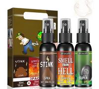 3PCS F/art Spray Stink Bo/mb Pra/nk Kit for Adults,Extra Strong Sti/nky Stuff Pr/anks Gag To/y,Smelly Far/t Spray Set,Funny Smelly To/y with Super Stench,Fa/rt Bo/mbs Extra Strong Stink