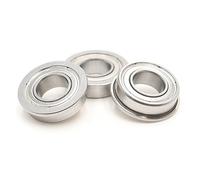 3pcs F6207/F6207 P5 Miniature Flange Bearing 35x72x17mm High Speed Flanged Ball Bearings with Flange(F6207 P5)