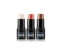 3PCS Face Contour Sticks Set, Contour Stick with Highlighter, Bronzer and Blush Shades, Easy to Apply with Buildable Coverage, Long Lasting & Sweatproof (#C, 40 grams)