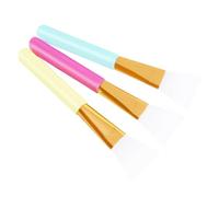 3PCS Face Mask Brush for Facial, Silicone Mask Applicator, Soft Face Brush for Sleeping Mask, Mud Mask, Hairless Body Lotion