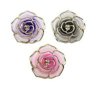 3Pcs Fashion Purse Foldable Hook Anti-Slip Portable Folding Handbag Table Hangers Holder Bag Storage Decor Gift for Women Girls