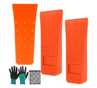 3Pcs Felling Wedges Plastic Chainsaw Wear Resistant Tree Cutting Logging Supplies Safety Accessories