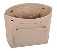 3pcs Felt Bag Organizer Insert Mini Felt Purse Organizer Insert Inside Handbag Tote Pocketbook For Women for Handbags(Beige)