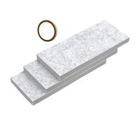 3PCS Felt Foam Insulation Panels for Air Conditioning Window Seal Adjustable Weatherproof Vent Covers Foam Insulation for Portable