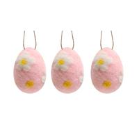 3Pcs Felt Wool Easters Eggs Hanging Pendant Colorful Ornaments For Spring And Home Decoration Party Supplies Colorful Easters Eggs Set