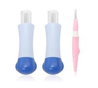 3Pcs Felting Needles Kit, Punch Style Felting Needles Tool with 7 Barbed Needles, 3 Barbed Needles, for DIY Patchwork Craft Make Felt Animals