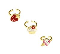 3Pcs Fidget Anxiety Rings Adjustable Rings Open Daisy Butterfly Yingyang Unicorn Spinner Rings for Anxiety Stackable Rings Stress Anxiety Relief Rings for Women Girl Best Present for Birthday Holiday