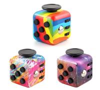 3PCS Fidget Cube - Anxiety Relief, Relaxing Toys with Six Faces, Suitable for Adults and Children