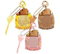 3pcs Fidget Keyring, Creative Boredom Fidget Keyring, Fidget Toys with Magnetic Drawing Board and Maze Map, Fidget Keychain for The Adults Children to Help Relieve Stress