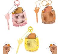 3pcs Fidget Keyring, Sensory Fidget Toys, for Adults and Child to Relieve Anxiety