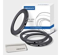 3Pcs Filter Ring Adapter Set,95-82mm/95-77mm/95-72mm Filter Ring Adapter,Metal Step Down Ring for All 95mm Brands Camera Accessory(for UV,CPL,ND,Threaded Lens Hood)+Lens cleaning cloth