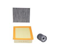 3pcs Filter Set Compatible For Mitsubishi Eclipse Cross GK1W 1.5T 2018-2023 Engine Cabin A/C Fresh Air Oil Filter Cleaner Parts 1500A708
