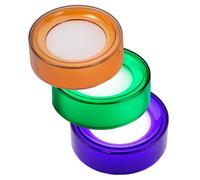 3pcs Financial Finger Moistener Plastic Sponge Cup for Counting Notes