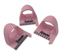 3Pcs Finger Quilting Ruler with Millimeter Scale Patchwork Tool Sewing Measuring Ruler for Patchwork Project 2MM 3MM 4MM Portable Sewing Templates