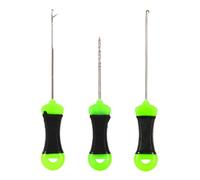 3Pcs Fishing Bait Needle Portable Carp Fishing Splicing Needle Baiting Hook Drill Rig Tools