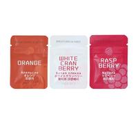 3PCS Flavoured Filters for Breathing Necklace, Cotton Core Bag Breathing Necklace Flavoured Filters for Stress, Meditation and Anxiety, Raspberry, Orange, White Cranberry