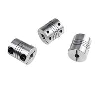 3PCS Flexible Coupling Aluminum Shaft Coupler for Servo Stepper Motor,D19L25 Connector(4mm to 6mm)