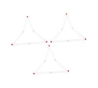 3pcs Flexible Geometry Polygonal Stitching Strips for Fun Math Experiments Safe Reliable Educational Tools for Middle and Primary School Students