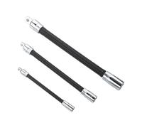 3Pcs Flexible Shaft Extender 1/4 3/8 1 / 2in High Torque Adapter Spring Extension for Ratchet Wrench Drill Extension Rod Set