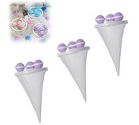 3PCS Floating Hair Filtering Mesh Removal, 2025 New Pet Hair Lint Catcher for Washing Machine, Lint Catcher for Laundry, Reusable Dog Hair Catcher for Laundry(Purple)