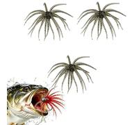 3pcs Floating Sea Urchin for Freshwater & Saltwater Fishing, Pull-Resistant for Various Fishing rigs and All Kinds of Fish (Grey)