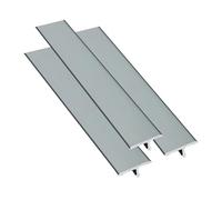 3Pcs Floor Flat Divider Strip 90cm T Molding Floor Transition Strip Laminate Floor Cover Strips for Separating Carpets and Wooden Floors