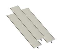 3Pcs Floor Flat Divider Strip 90cm T Molding Floor Transition Strip Laminate Floor Cover Strips for Separating Carpets and Wooden Floors